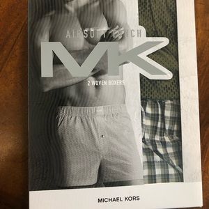 Brand new Michael Kors boxers 2-pack green tones